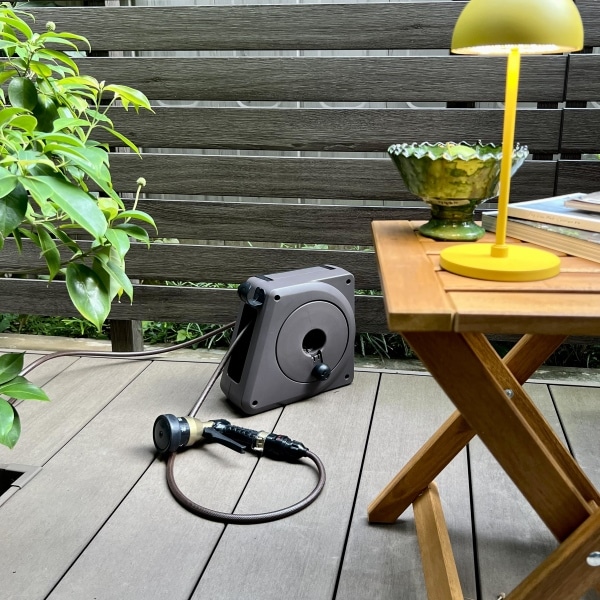 コンパクトガーデンリールⅡ10m ブラウン ブラウンホース｜ロイヤル